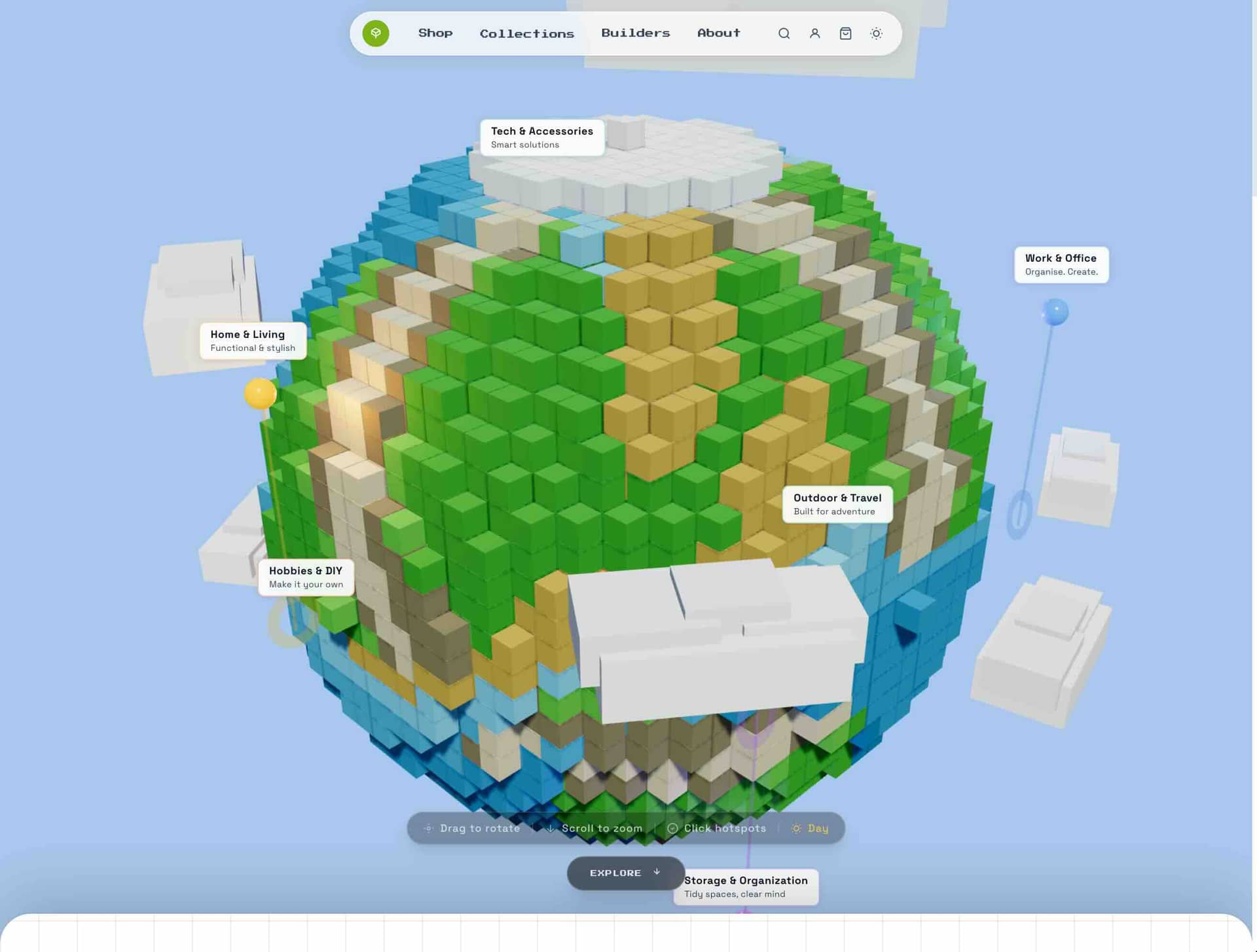 Build Your World — Interactive Ecommerce for 3D Printed Products