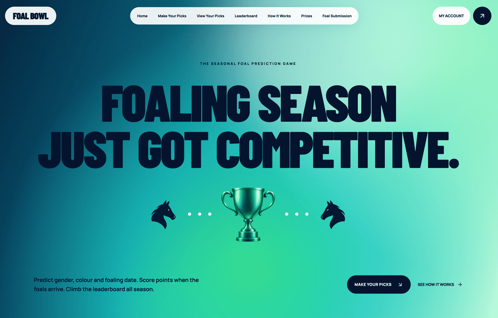 Foal Bowl — Seasonal Prediction Web App
