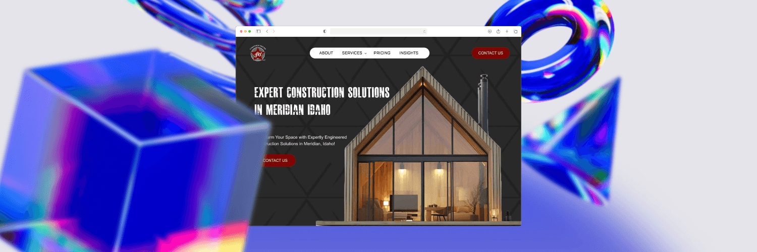 Custom website design preview