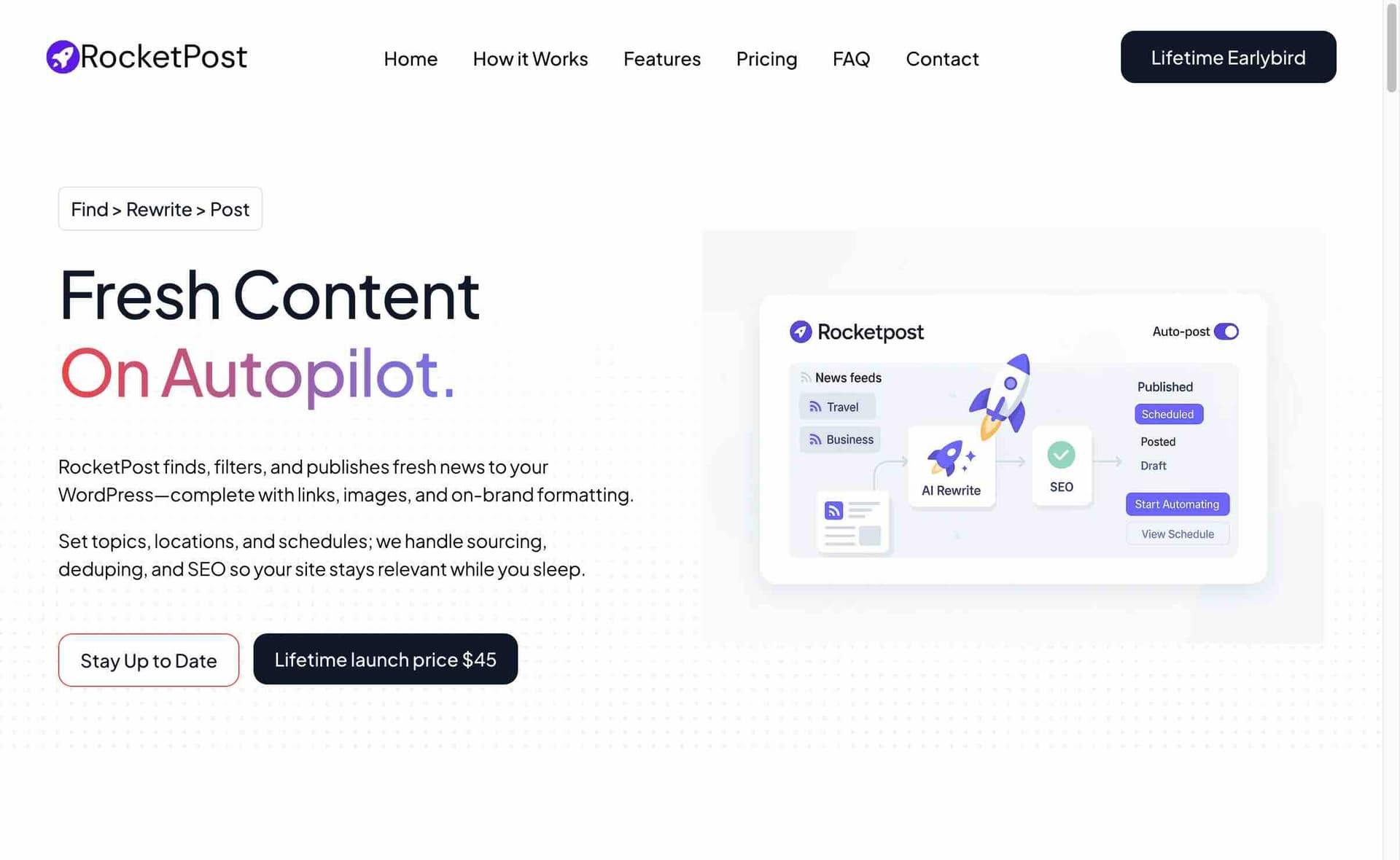 RocketPost – Wordpress Ai Plugin