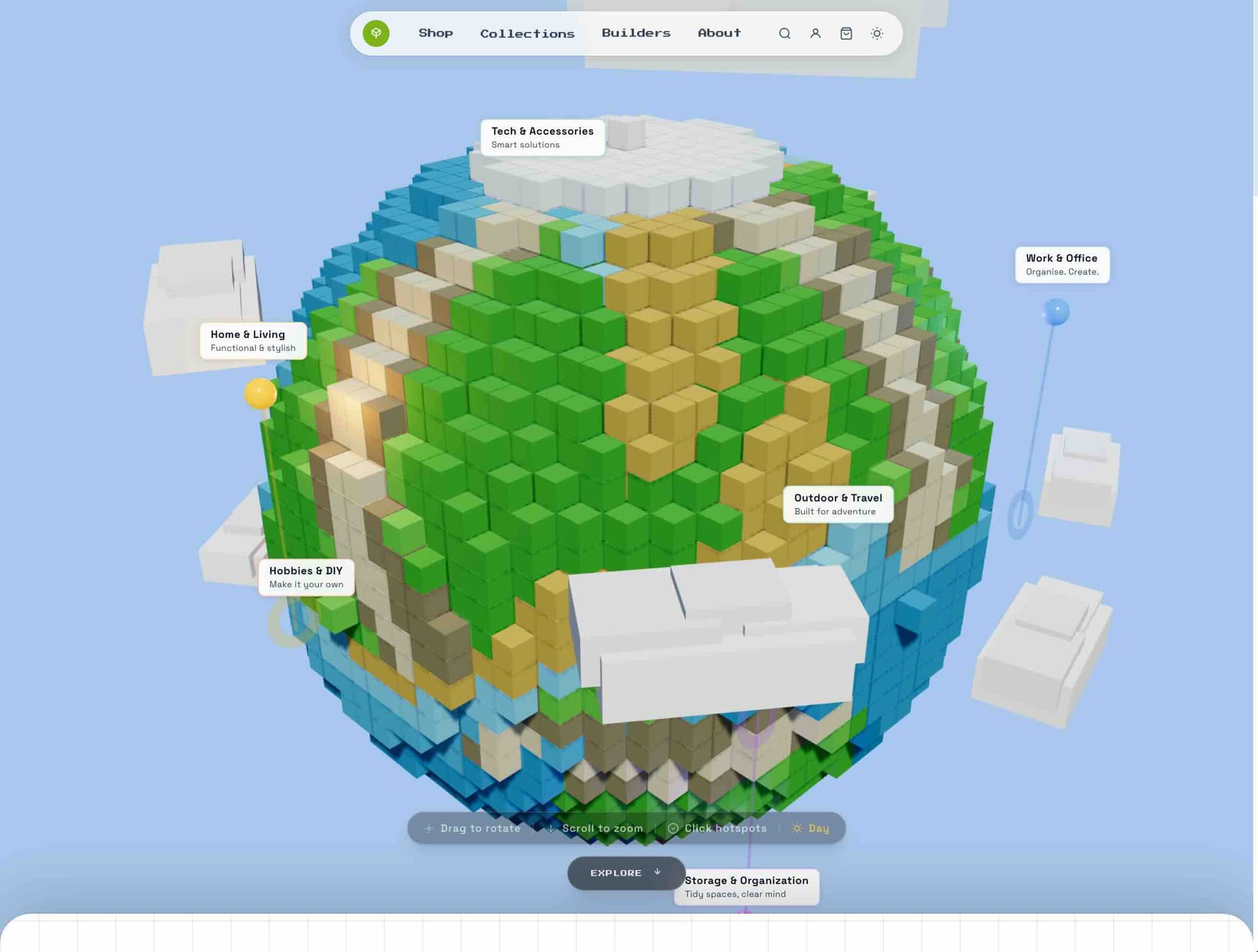 Build Your World — Interactive Ecommerce for 3D Printed Products