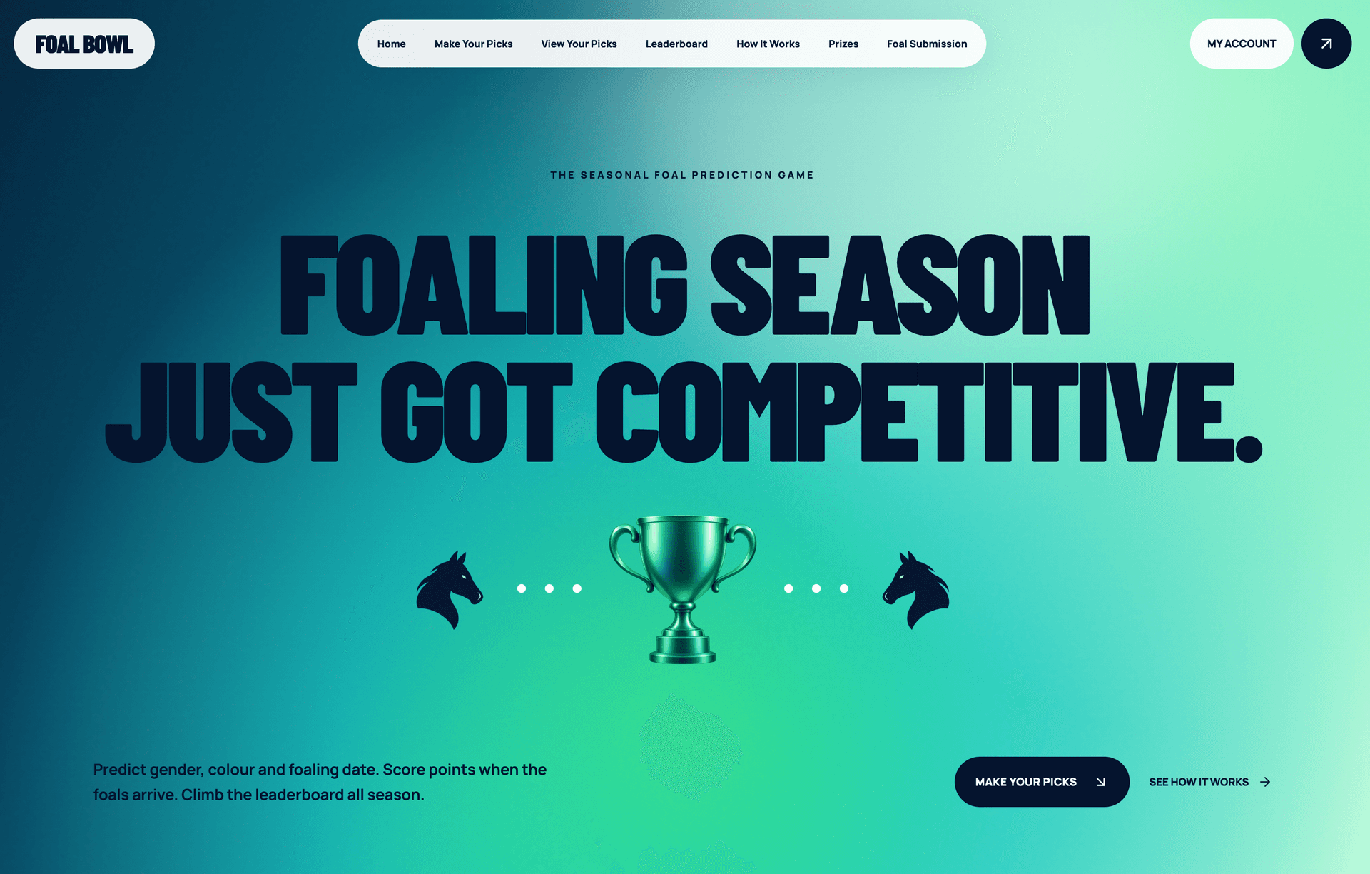Foal Bowl — Seasonal Prediction Web App