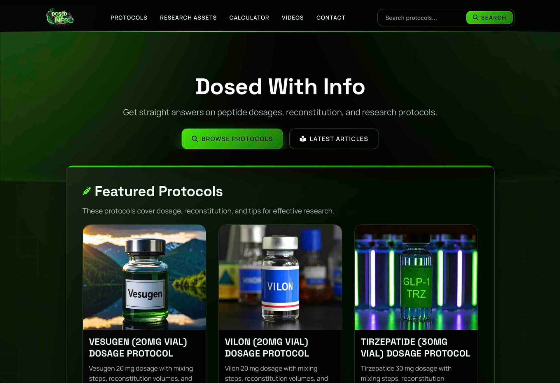 Dosed with Info