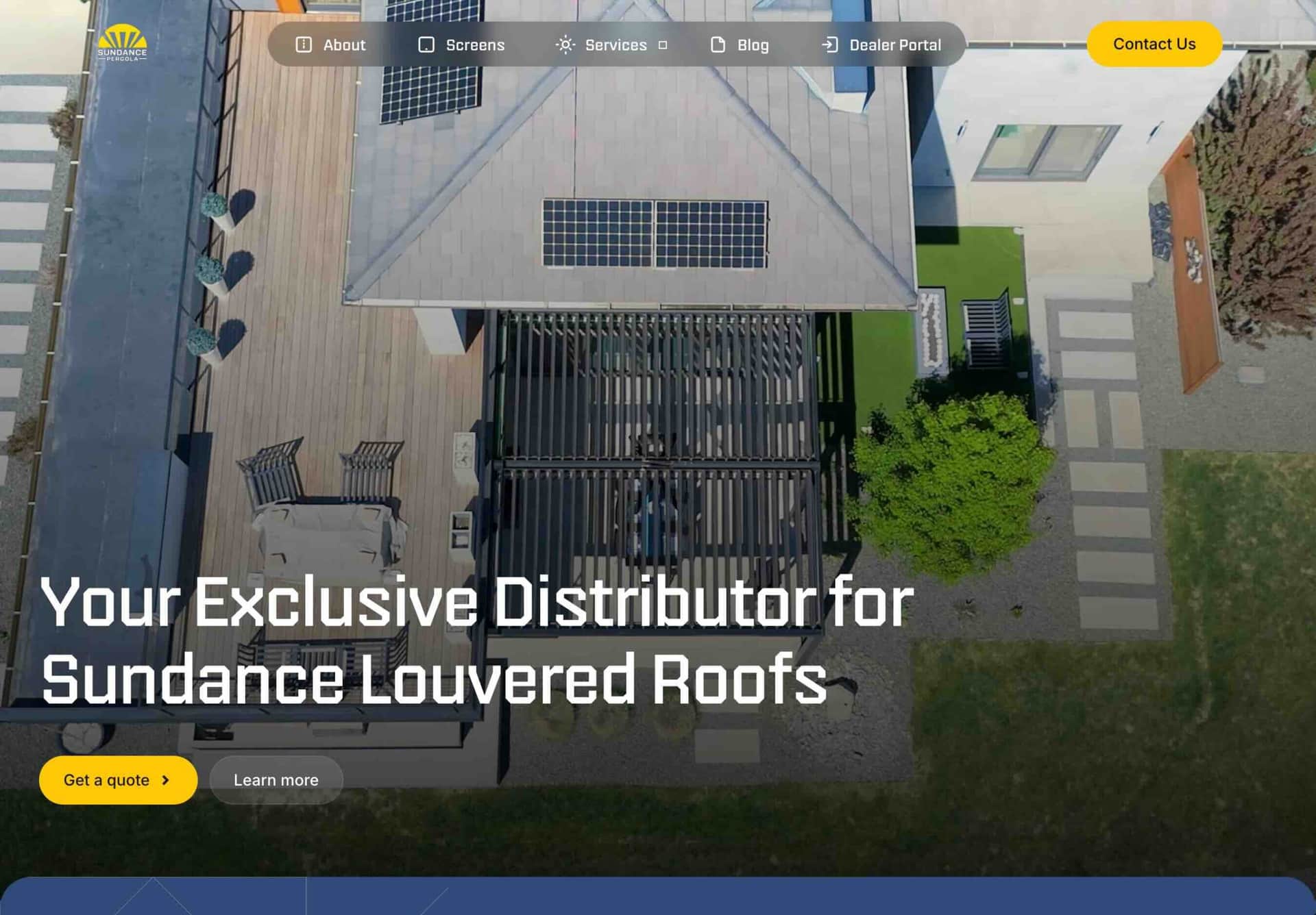 Sundance Pergola — Web Design & Development