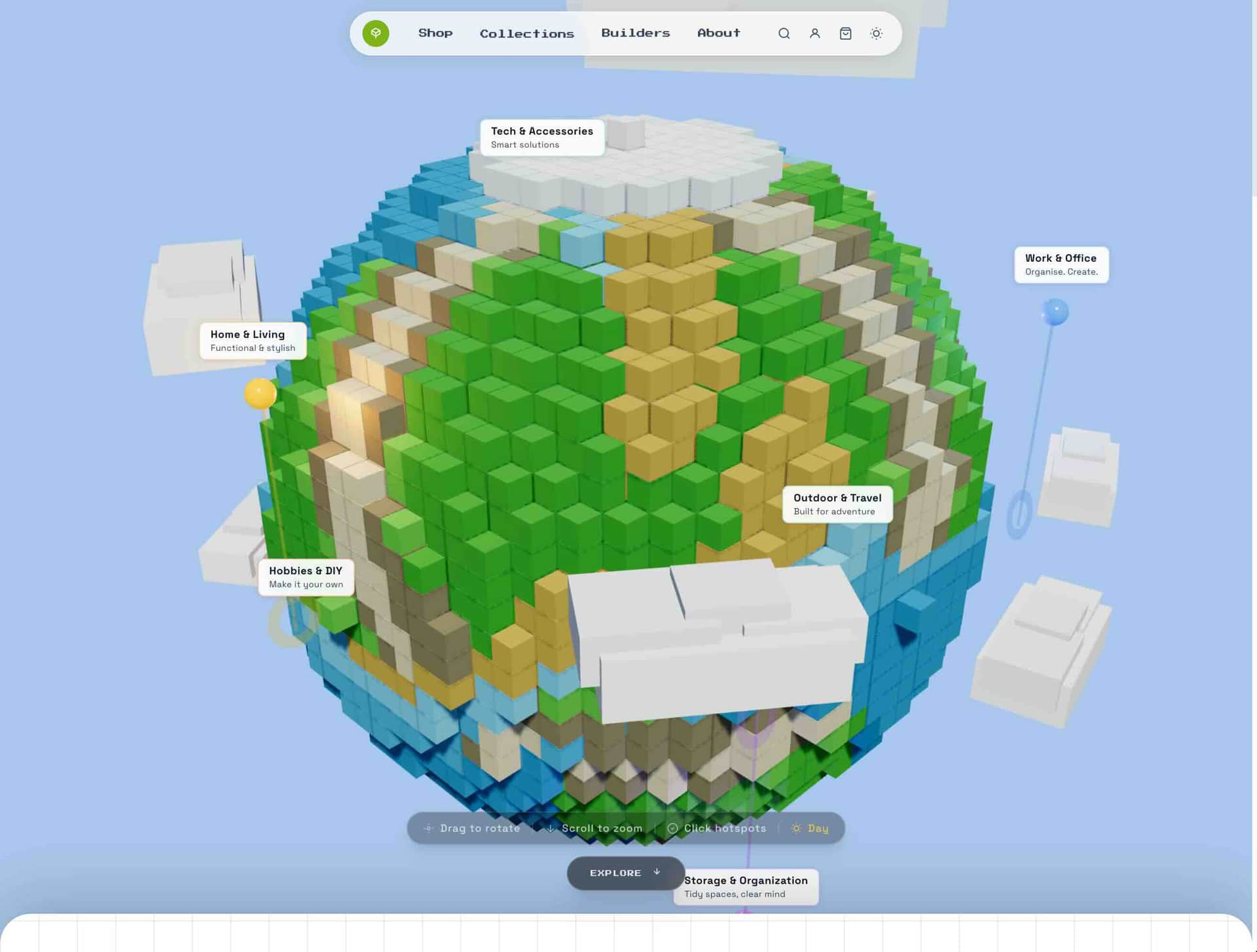 Build Your World — Interactive Ecommerce for 3D Printed Products